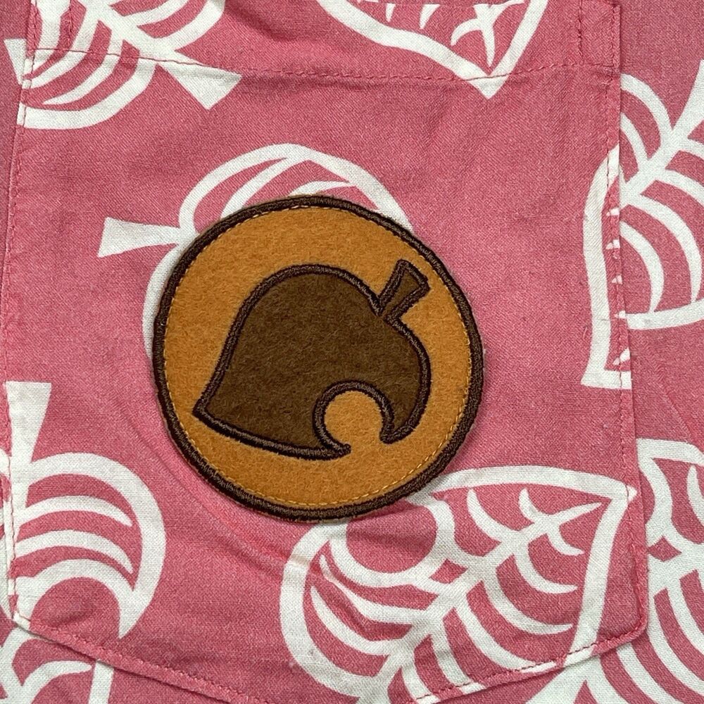 Nintendo TOKYO Isabelle Aloha Shirt Adult Medium Animal Crossing Shizue Japan - Picture 4 of 8
